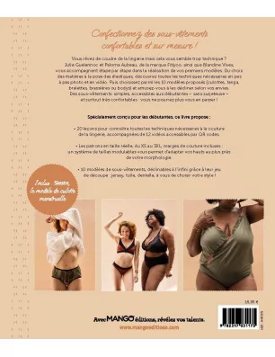 LIVRES COUTURE : Livre 'Mango Editions' Apprendre à coudre sa lingerie confort