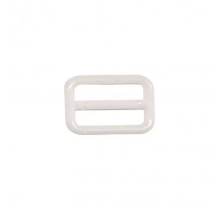 ART DU FIL : Barrette soutien-gorge '3B Com' Blanc 10 mm