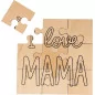 Puzzle en bois 'Artemio' I Love Mama Puzzle en bois 'Artemio' I Love Mama