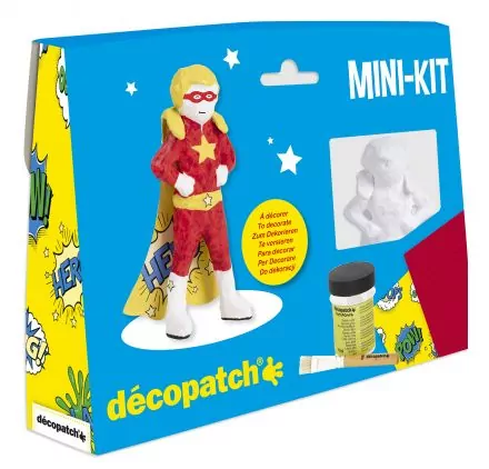 SUPPORTS A DECORER : Mini Kit Super Héros 'Decopatch' SUPPORTS A DECORER : Mini Kit Super Héros 'Decopatch'