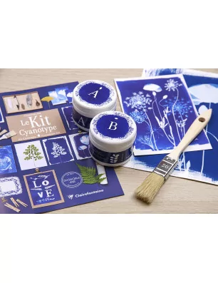CYANOTYPE : Kit Cyanotype 'Clairefontaine - Invincible été'