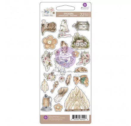 SCRAPBOOKING : 22 Autocollants 'Prima - Bohemian Heart'