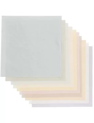 ART DU FIL : Lot de 10 coupons de tissu 20x20 cm 'Rico Design' Pastel Colours Mix