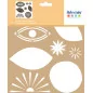 Lot de 2 Pochoirs 'Artemio - Boho' 20x20 cm