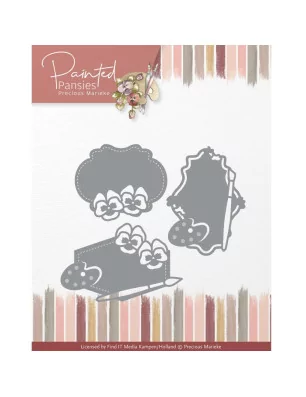 OUTILLAGE & MACHINES : Dies / Matrices de découpe 'Precious Marieke' Pansies Labels