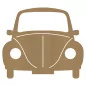 Photobooth en bois 'Gomille' Voiture 93x82 cm
