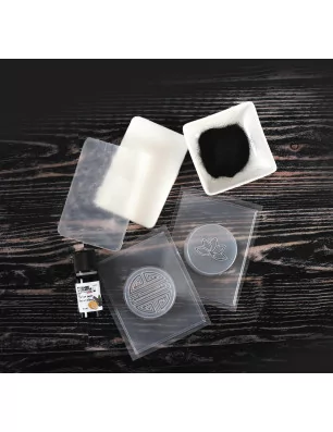MODELAGE ET MOULAGE : Kit DIY 'Graine Créative' Savons au charbon