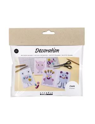 ENFANTS : Mini Kit DIY 'Creativ Company' Collage Monstre