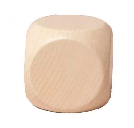 SUPPORTS A DECORER : Cube en bois 'Stafil' 4 cm SUPPORTS A DECORER : Cube en bois 'Stafil' 4 cm