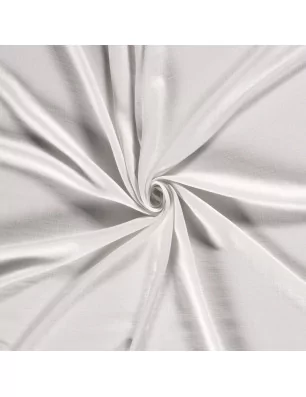 ART DU FIL : Tissu viscose de lin chaine trame '3B Com' Blanc optique 135 cm par 50 cm (à la coupe)