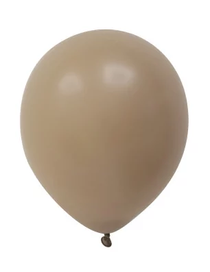ENFANTS : Lot de 10 ballons 'Globos' Brun foncé 30 cm