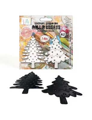 OUTILLAGE & MACHINES : 2 Dies / Matrices de découpe 'AALL & Create' Merry Pine