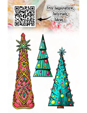 SCRAPBOOKING : Tampons transparents 'AALL and Create' Twinkling Pines 1217