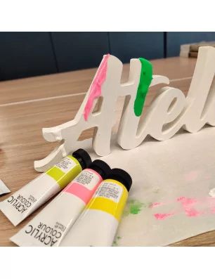 IDEES CREATIVES : Tuto - Transformez un Support en Bois avec de la Peinture Acrylique