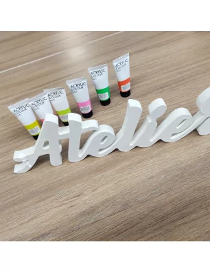 IDEES CREATIVES : Tuto - Transformez un Support en Bois avec de la Peinture Acrylique