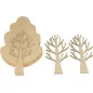 Arbre déco en bois 'Artemio' Bouleau 21x12x2.5 cm Arbre déco en bois 'Artemio' Bouleau 21x12x2.5 cm