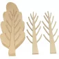 Arbre déco en bois 'Artemio' Peuplier 23x8.5x2.5 cm Arbre déco en bois 'Artemio' Peuplier 23x8.5x2.5 cm