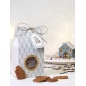 Maison en bois ajourée 'Artemio' Etoile 2 étages 8.5x7.5x6 cm Maison en bois ajourée 'Artemio' Etoile 2 étages 8.5x7.5x6 cm