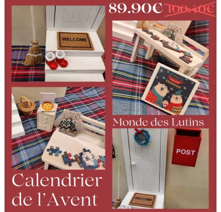 CALENDRIERS DE L'AVENT : Calendrier de l'Avent 'La Fourmi Créative' Le monde des lutins CALENDRIERS DE L'AVENT : Calendrier de l'Avent 'La Fourmi Créative' Le monde des lutins