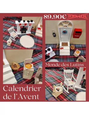 CALENDRIERS DE L'AVENT : Calendrier de l'Avent 'La Fourmi Créative' Le monde des lutins
