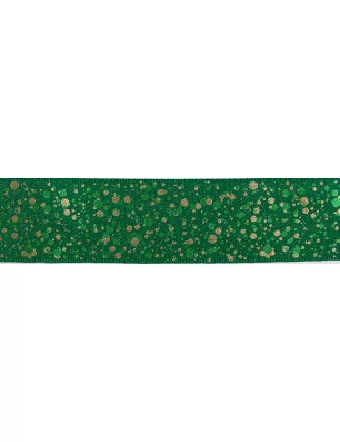 SCRAPBOOKING : Ruban '3B Com' Eclat d'étoiles Vert 15 mm x 1 m