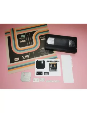 IDEES CREATIVES : Retro 90' la nouvelle collection de Mes P'tits Ciseaux. Découvrez notre kit de démarrage Big Shot 'Sizzix'