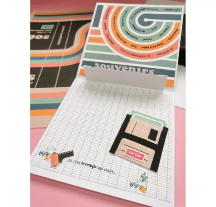IDEES CREATIVES : Retro 90' la nouvelle collection de Mes P'tits Ciseaux. Découvrez notre kit de démarrage Big Shot 'Sizzix'