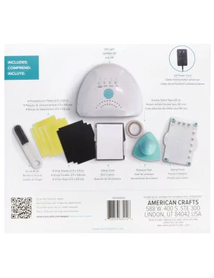FABRICATION TAMPONS : Stamp Forge Studio 'We R Makers' Kit tout-en-un pour la création de tampons