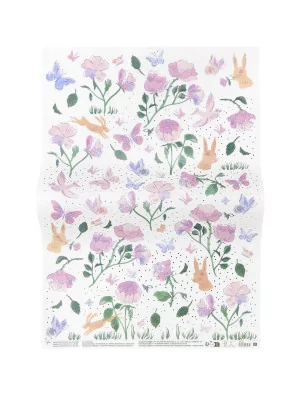 DECOPATCH / COLLAGE DECORATIF : Papier Paper Patch décoratif La vie en Rose 'Rico Design' Prairie de printemps