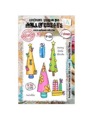 TAMPONS TRANSPARENTS : Tampons transparents 'AALL and Create' Merry Little Things 1317