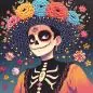 Cartes à strasser 'Graine créative' Dia de los muertos Cartes à strasser 'Graine créative' Dia de los muertos
