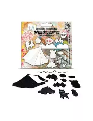 OUTILLAGE & MACHINES : Dies / Matrices de découpe 'AALL and Create' Campout Magic 103
