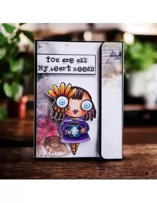 SCRAPBOOKING : Assortiment de 10 papiers doubles 15x15 cm 'AALL and Create' Traces of Time 53