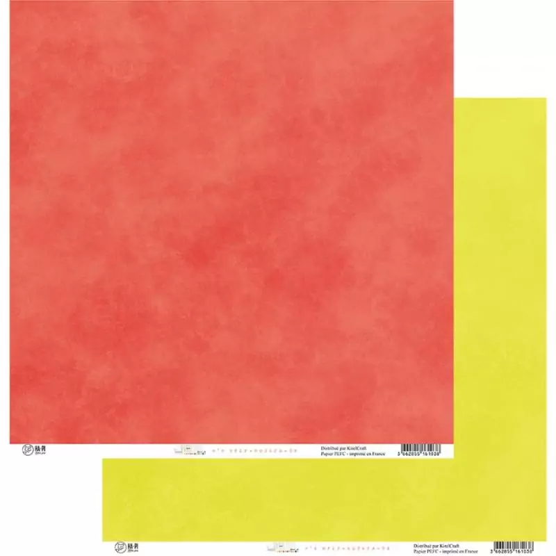 SCRAPBOOKING : Papier double 30x30 'HA PI Little Fox - Bande Originale 2026 Face A' 08 SCRAPBOOKING : Papier double 30x30 'HA PI Little Fox - Bande Originale 2026 Face A' 08