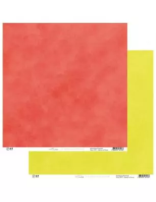 SCRAPBOOKING : Papier double 30x30 'HA PI Little Fox - Bande Originale 2026 Face A' 08