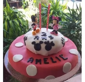 IDEES CREATIVES : Tuto - Réaliser un gâteau d'anniversaire Mickey