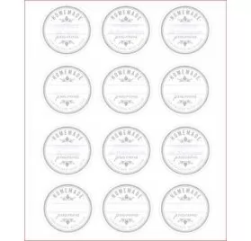 IDEES CREATIVES : Tuto - Réaliser des étiquettes rondes pour pots à confiture d'après un modèle martha stewart avec la Silhou...